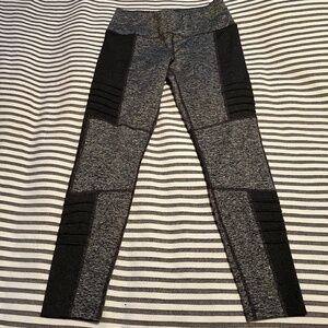 Oiselle Moto Lesley fleece-lined tights